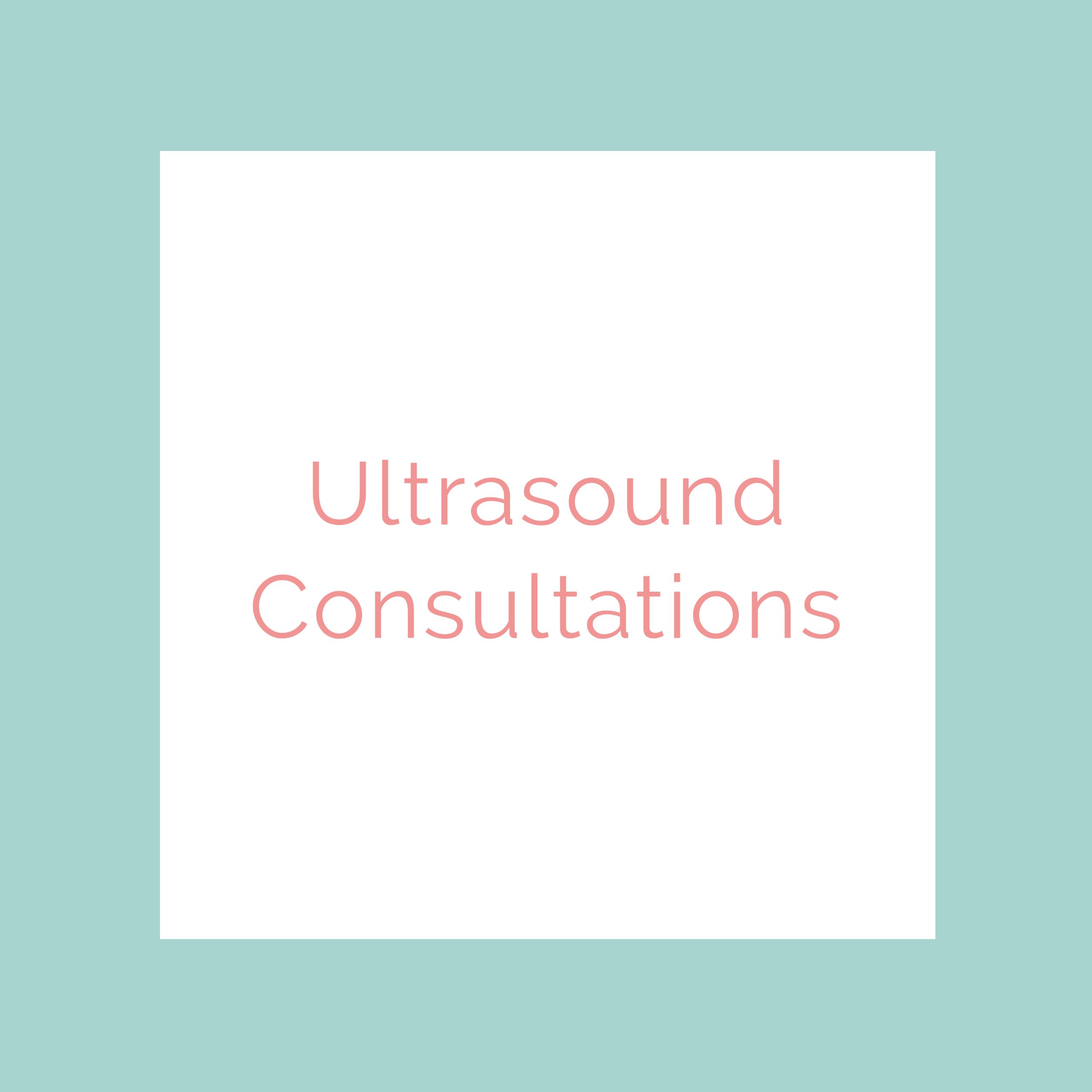 Ultrasound Consultations