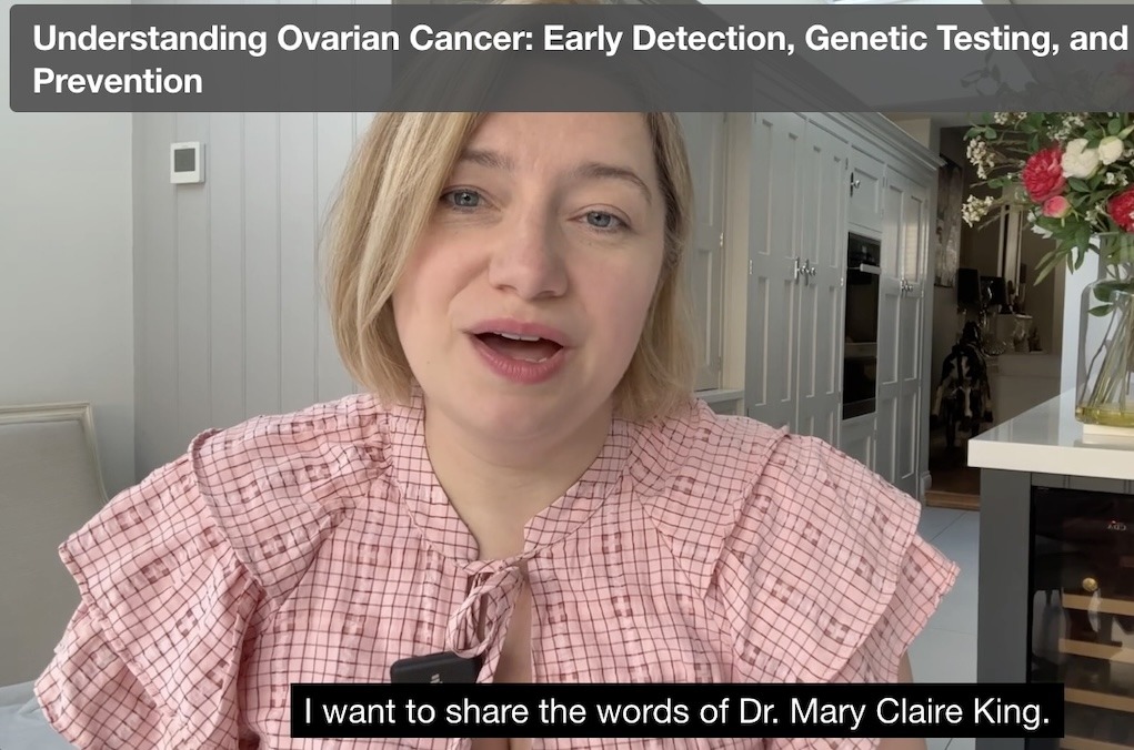 Dr Lucy talks ovarian cancer genetics and early detection
